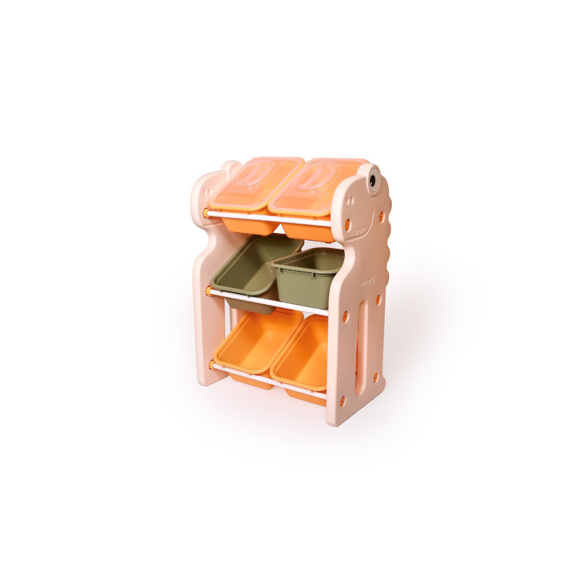 Органайзер для дитячих іграшок Babyhood Дінозавр 2 секції