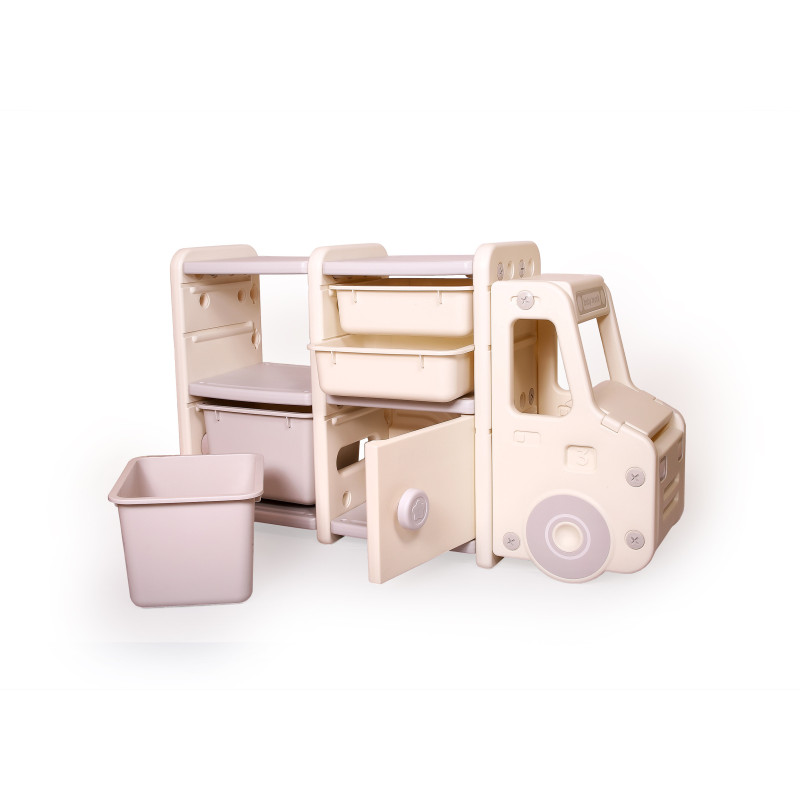 Стелаж для дитячих іграшок Babyhood Машинка 2 секції BP 104A