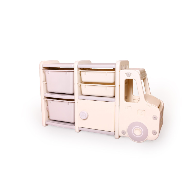 Стелаж для дитячих іграшок Babyhood Машинка 2 секції BP 104A