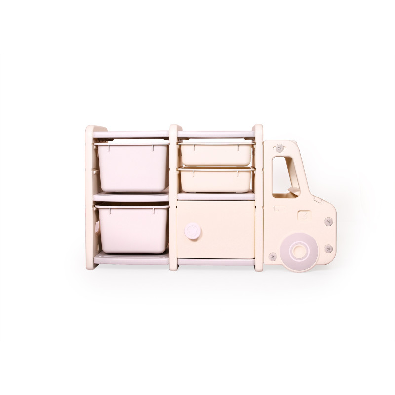 Стелаж для дитячих іграшок Babyhood Машинка 2 секції BP 104A