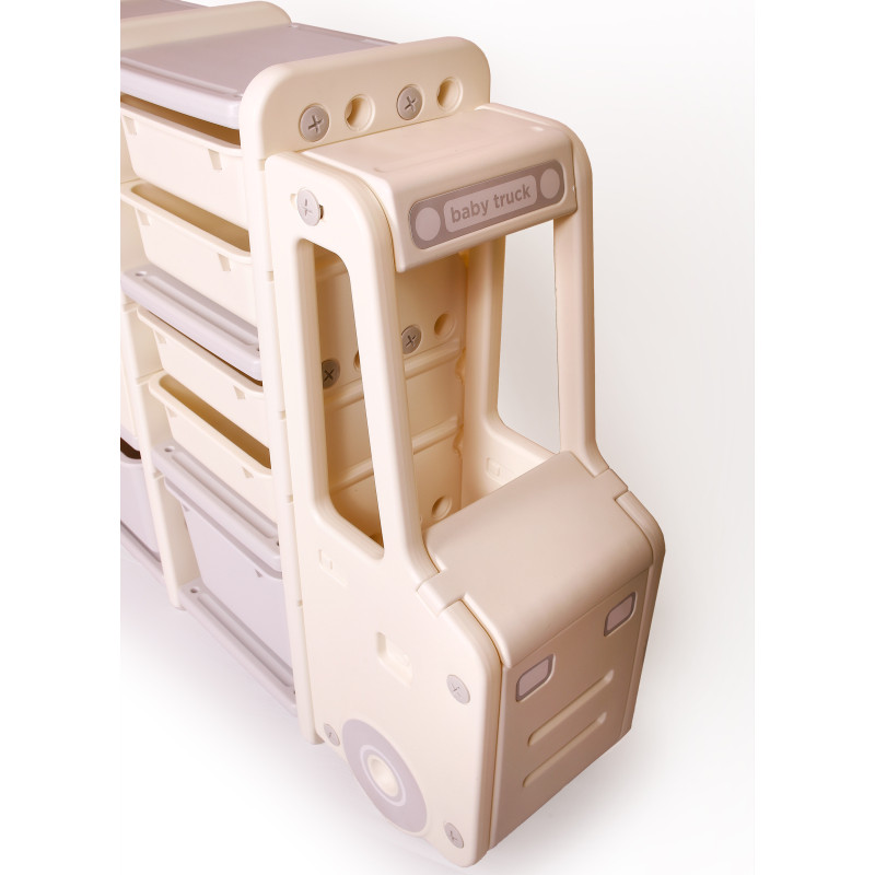 Стелаж для дитячих іграшок Babyhood Машинка на 3 секції BP-104В