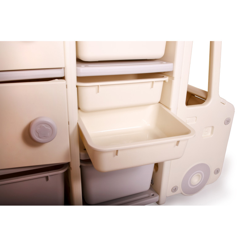 Стелаж для дитячих іграшок Babyhood Машинка на 3 секції BP-104В