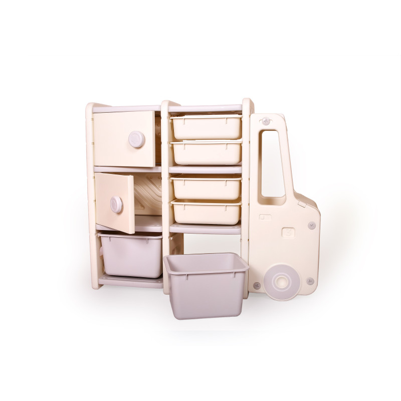 Стелаж для дитячих іграшок Babyhood Машинка на 3 секції BP-104В