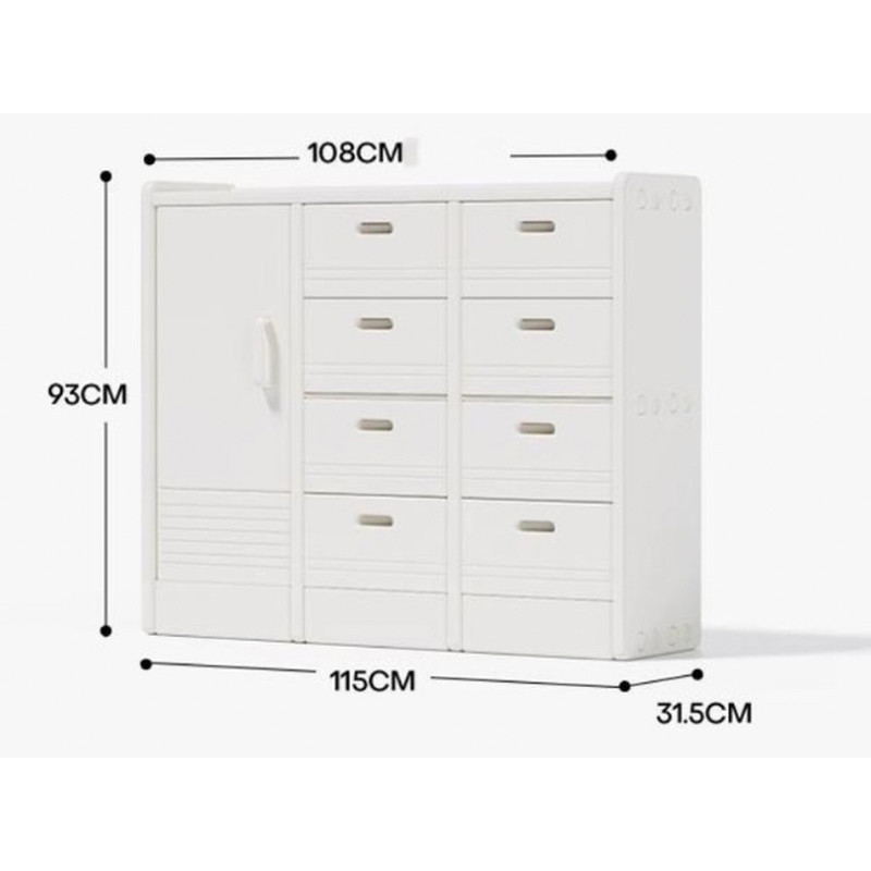 Шафка Babyhood Classic біла