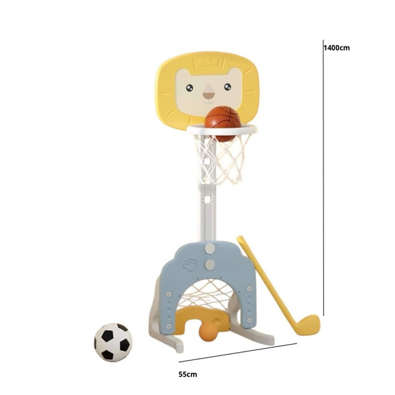 Мультифункціональний ігровий комплекс Babyhood Левенятко жовтий