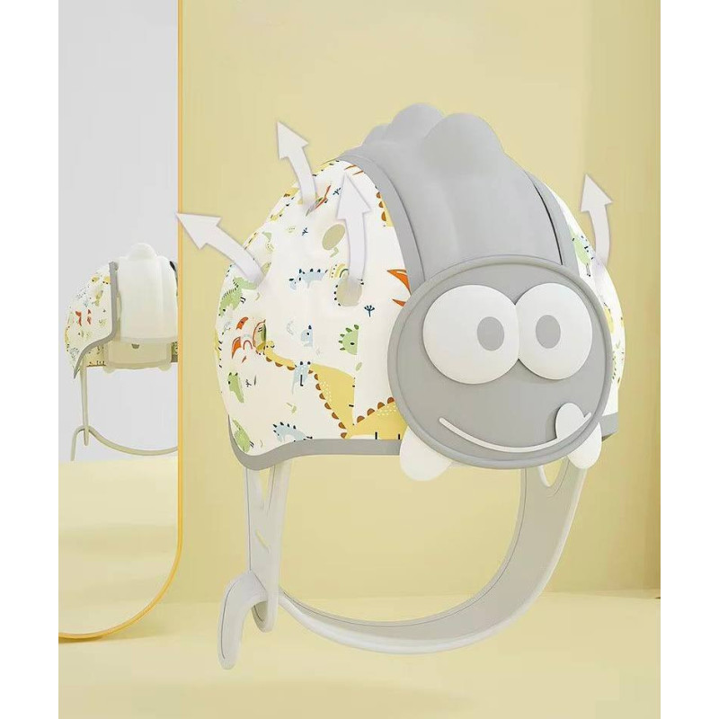 Захисний шолом Babyhood сірий колір JC-600Gr