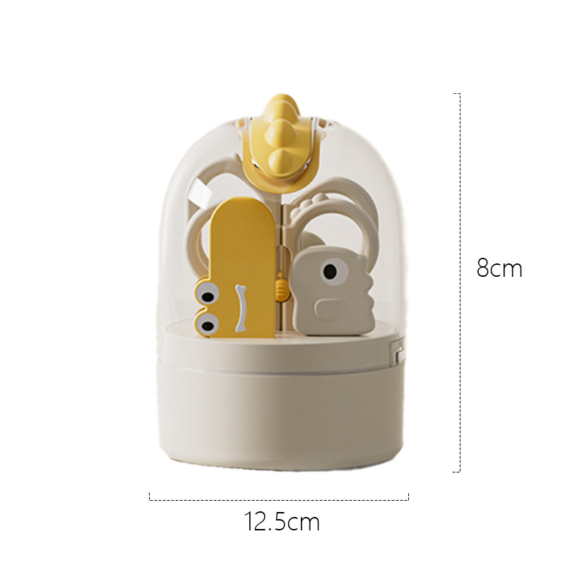 Набір манікюрний Babyhood для новонароджених Діно білий