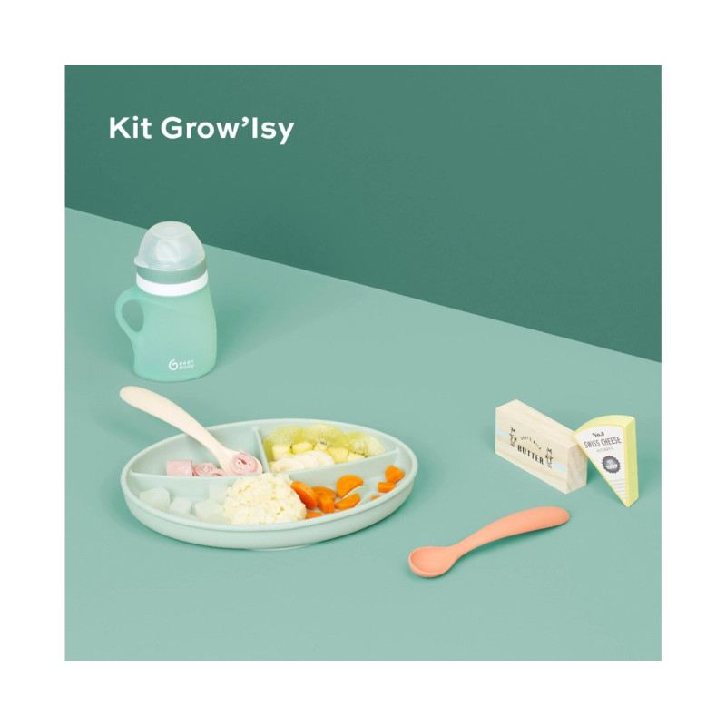 Тарілка Babymoov Набір для годування GROW'ISY з 4 предметів, 24 36 міс.