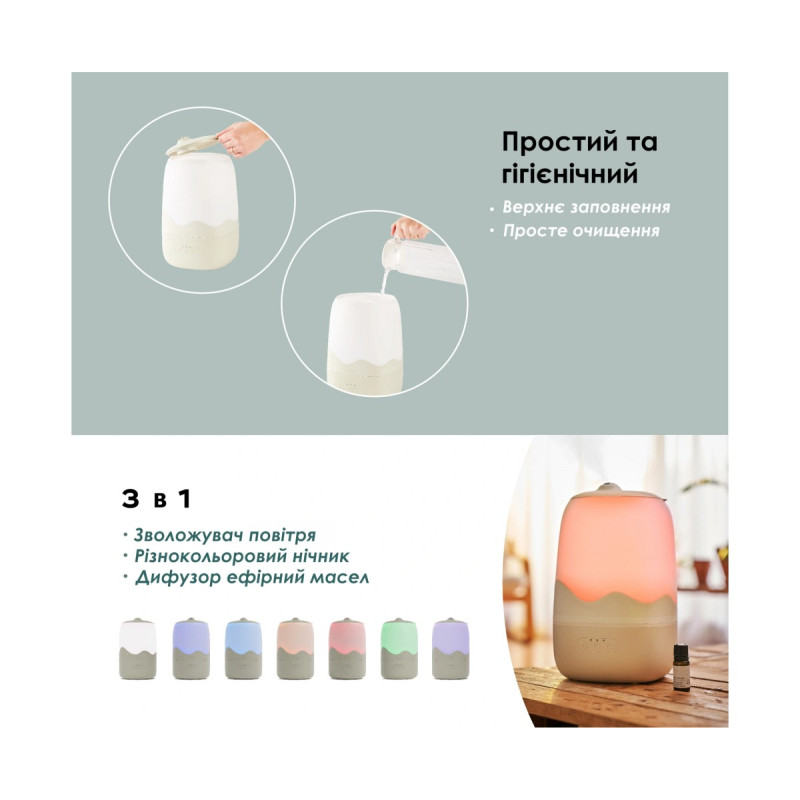 Зволожувач повітря Babymoov Humidifier Wave A047015