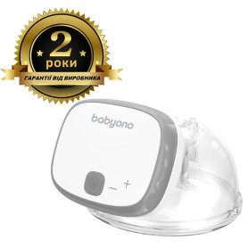 BabyOno Молоковідсмоктувач акумуляторний SHELLY та Вкладки лактаційні COMFORT 140шт уп