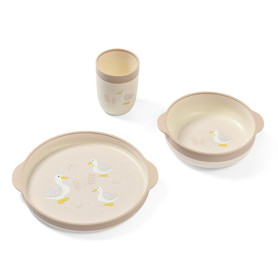 BabyOno Набір посуду із 3-ох предметів з присосками Фермер