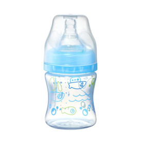 BabyOno Пляшка антиколікова з широким отвором Блакитний 120 мл 0+