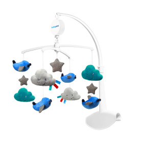 BabyOno Музична карусель Хмаринки та літачки