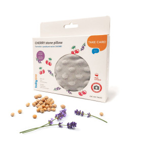 BabyOno Грілочка з кісточок вишні та ароматом лаванди 13х16 см Сірий