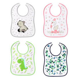 BabyOno Нагрудник махровий Я МОЖУ БІЛЬШЕ 9+ 26 см x 36 см