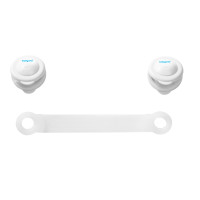 BabyOno Універсальний захисний пристрій для шаф 2 шт Білий