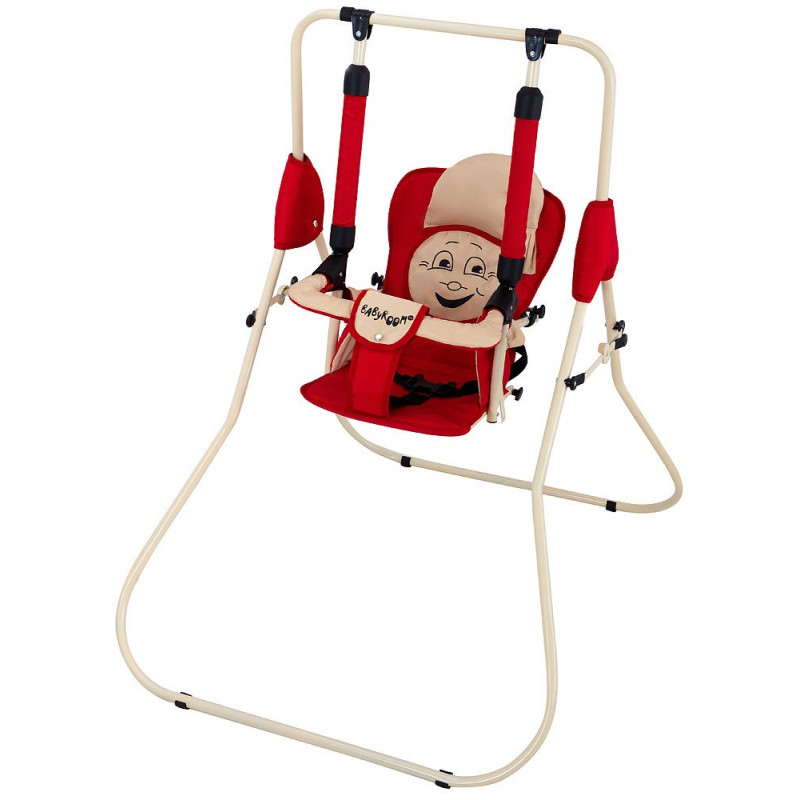 Гойдалка Babyroom Casper червоний / світло-бежевий