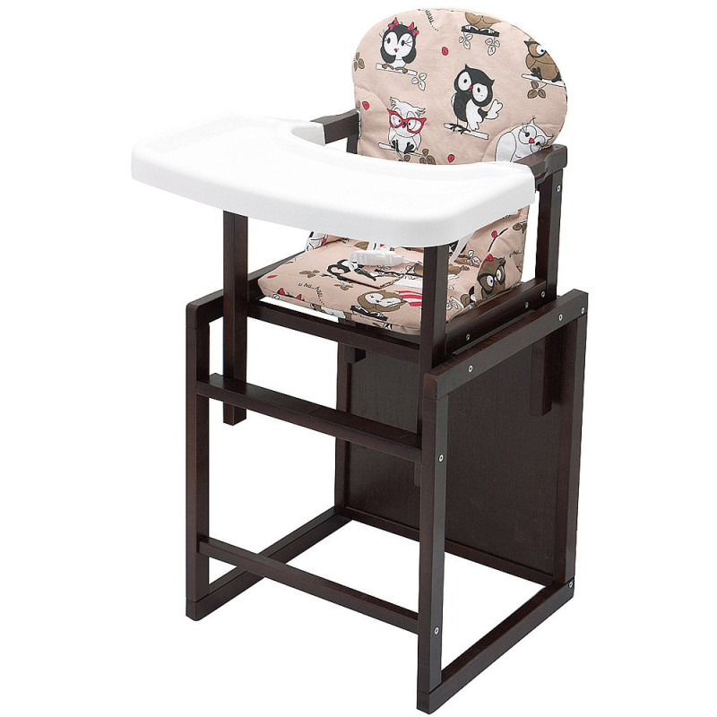 Стілець Babyroom трансформер Поні-220 тонований бежевий сови