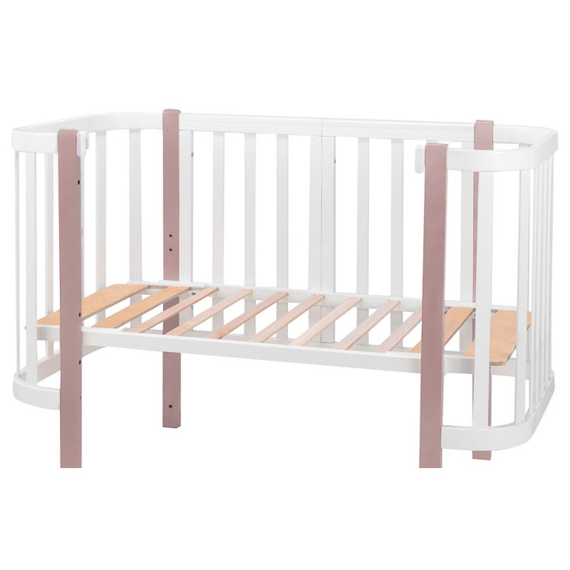 Ліжечко Babyroom Місяць 120x60 білий / капучино