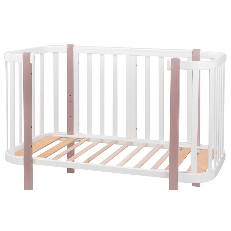 Ліжечко Babyroom Місяць 120x60 білий / капучино