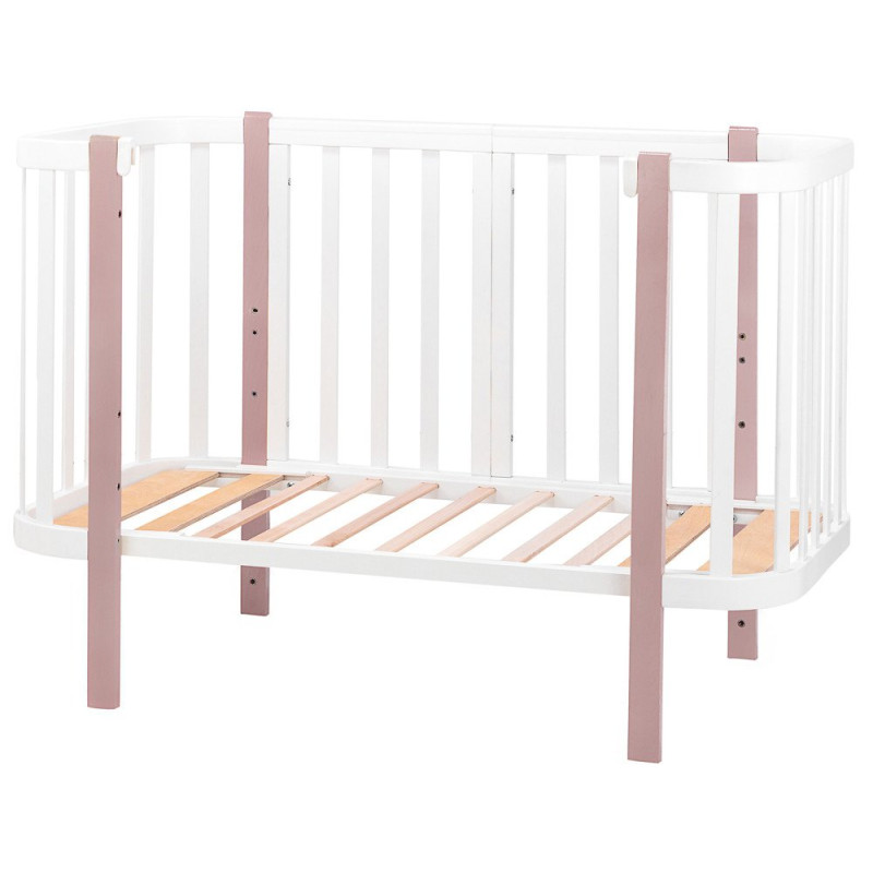 Ліжечко Babyroom Місяць 120x60 білий / капучино