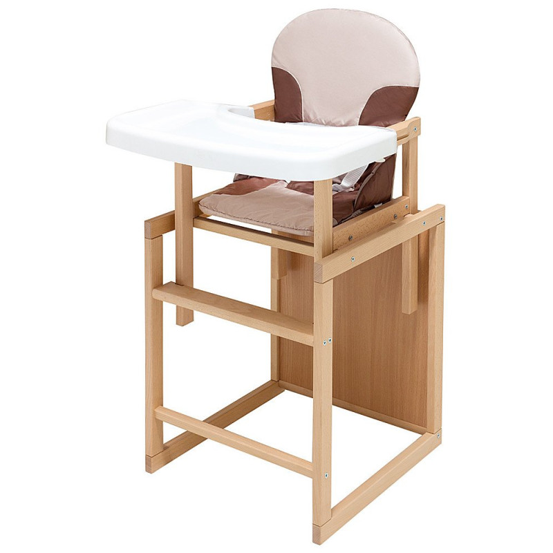 Стілець Babyroom трансформер Поні-230 eko бежевий / шоколад