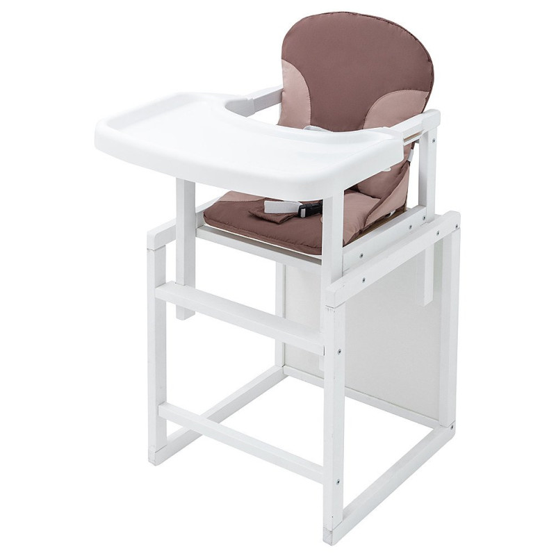 Стілець Babyroom трансформер Поні-240 білий шоколад / капучино