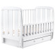 Ліжечко Babyroom Кулька SH-03 маятник, ящик, відкидний бік бук білий