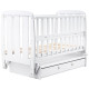 Ліжечко Babyroom Кулька SH-03 маятник, ящик, відкидний бік бук білий