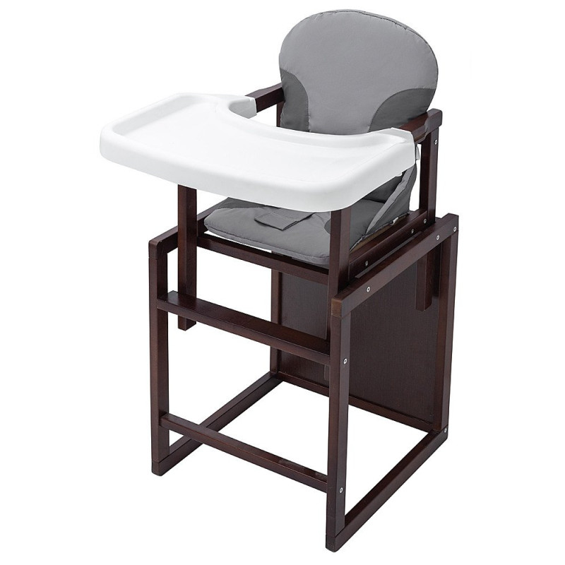 Стілець Babyroom трансформер Поні-220 тонований сірий/графіт