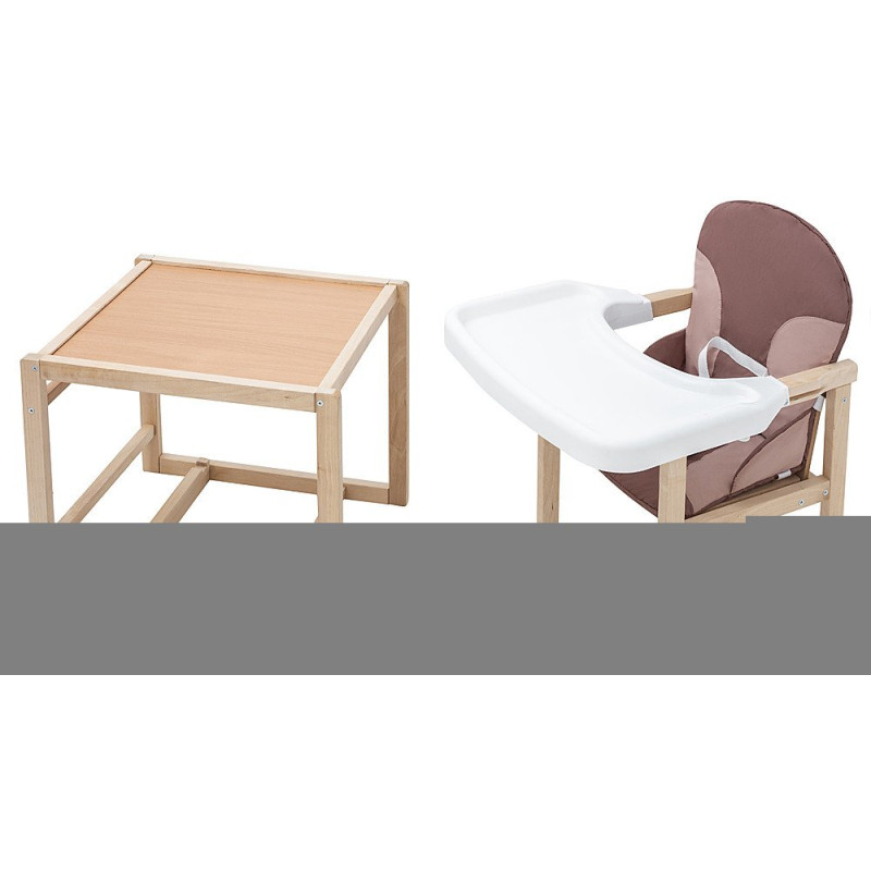 Стілець Babyroom трансформер Поні-230 eko шоколад / капучино