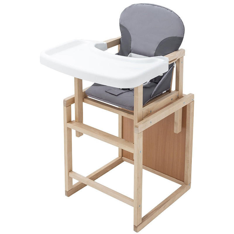 Стілець Babyroom трансформер Поні-230 eko сірий / графіт