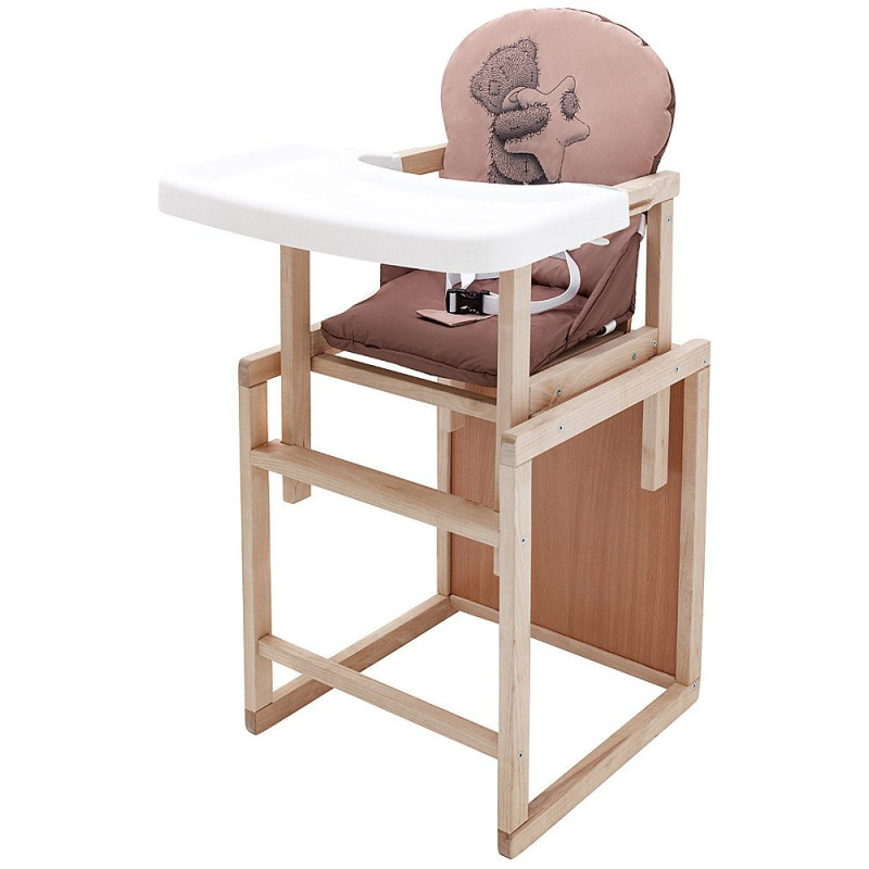 Стілець Babyroom трансформер Вінні-230 eko капучино / шоколад ведмедик і зірка