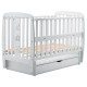 Ліжечко Babyroom Друзі DDMYO-3 маятник, ящик, відкидний бік бук сірий