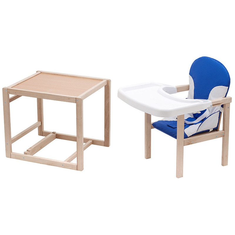 Стілець Babyroom трансформер Поні-230 eko синій / білий