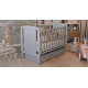 Ліжечко Babyroom DUMYO-3 маятник, ящик, відкидний бік бук сірий