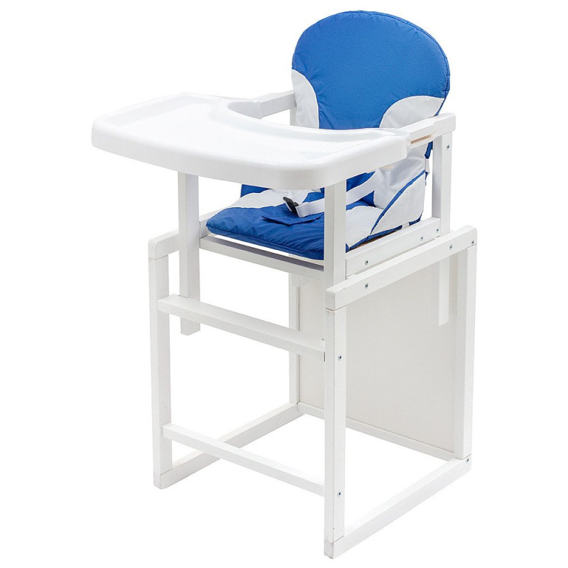 Стілець Babyroom трансформер Поні-240 білий синій / білий