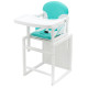 Стілець Babyroom трансформер Поні-240 білий бірюзовий / білий
