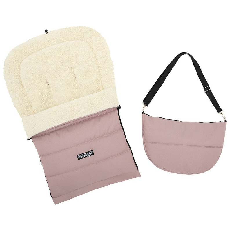 Конверт Babyroom Зимовий Wool N-20 pink powder рожевий