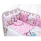 Постільна білизна Babyroom Bortiki Print-08 рожевий сови