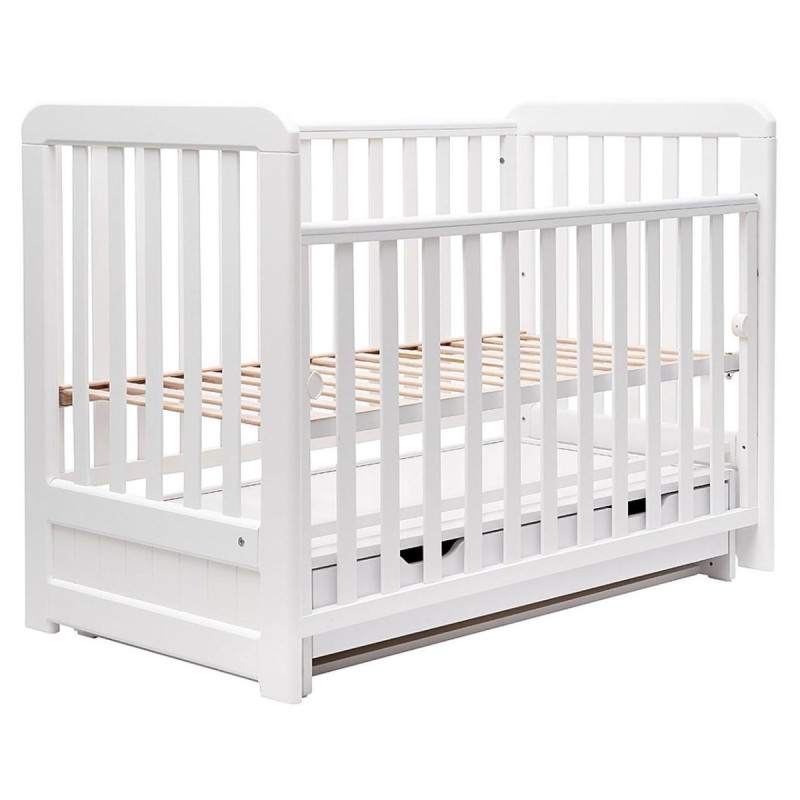 Ліжечко Babyroom Люкс LYO-03 бук білий