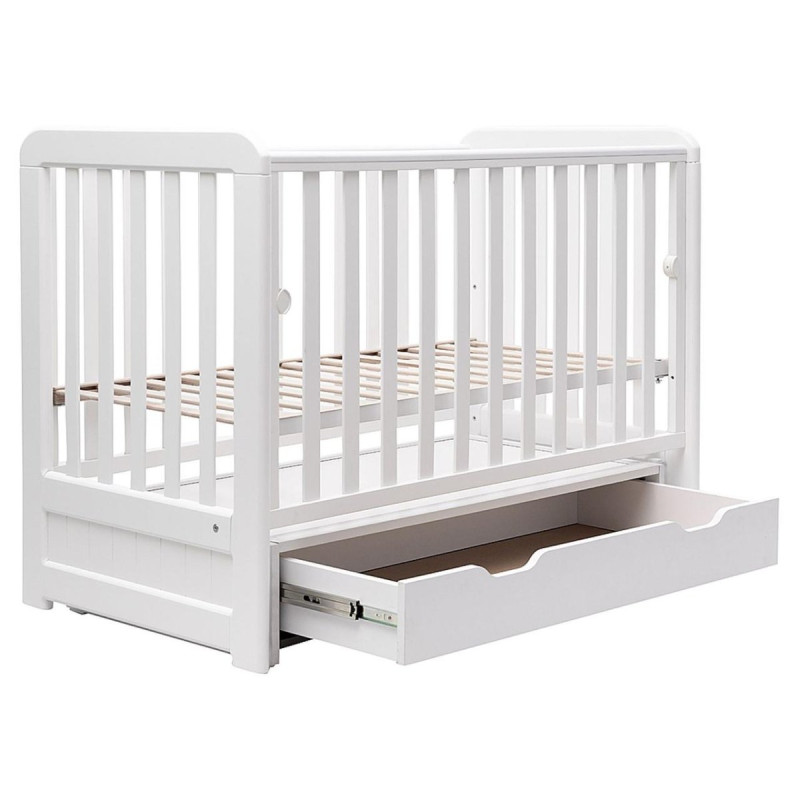 Ліжечко Babyroom Люкс LYO-03 бук білий