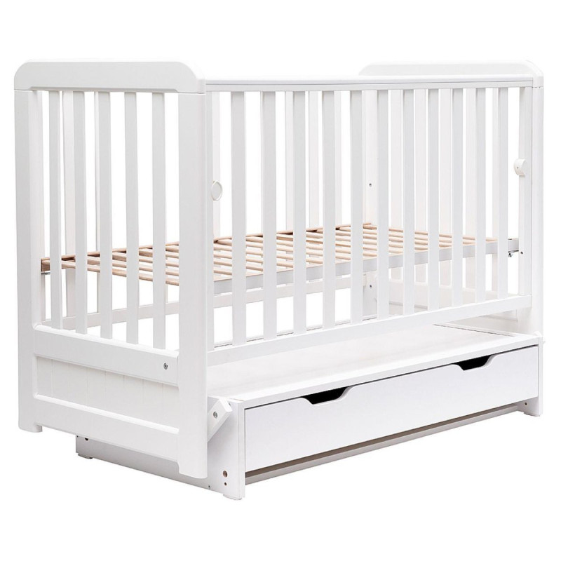 Ліжечко Babyroom Люкс LYO-03 бук білий