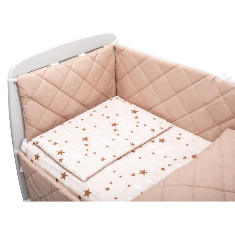 Постільна білизна Babyroom Dream-05 капучино зірочки
