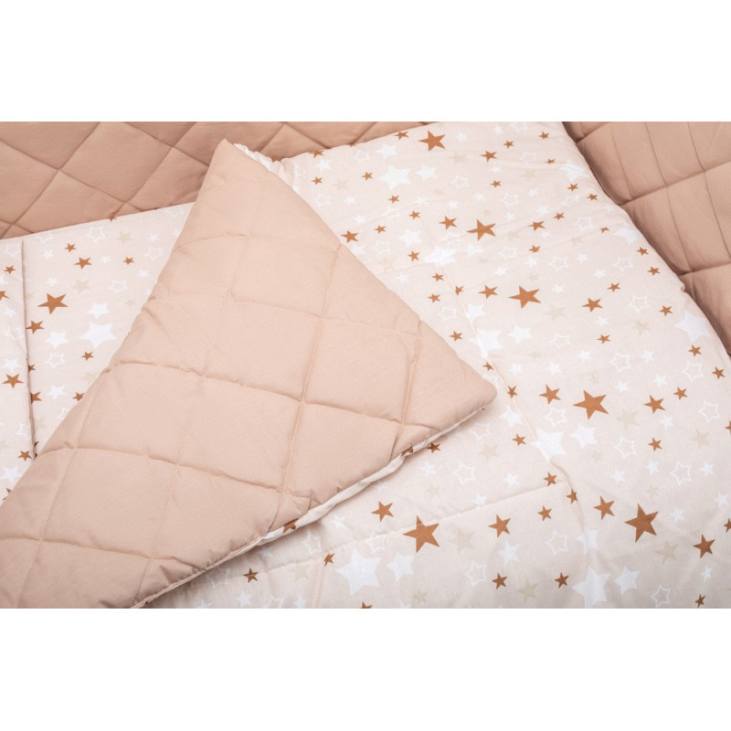 Постільна білизна Babyroom Dream-05 капучино зірочки