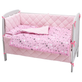 Постільна білизна Babyroom Dream-05 рожевий зірочки