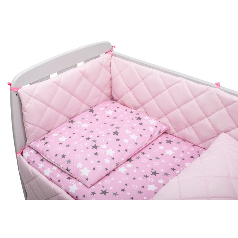 Постільна білизна Babyroom Dream-05 рожевий зірочки