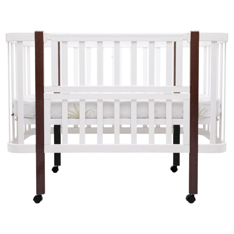 Ліжечко Babyroom Місяць LU-1 білий/венге