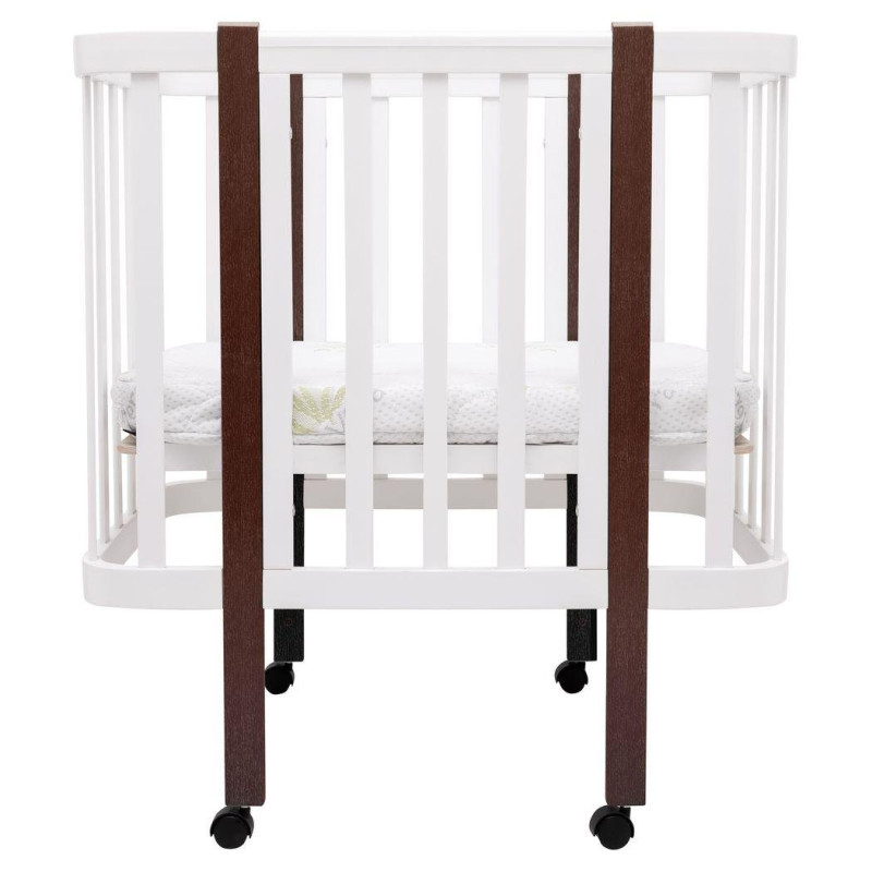 Ліжечко Babyroom Місяць LU-1 білий/венге