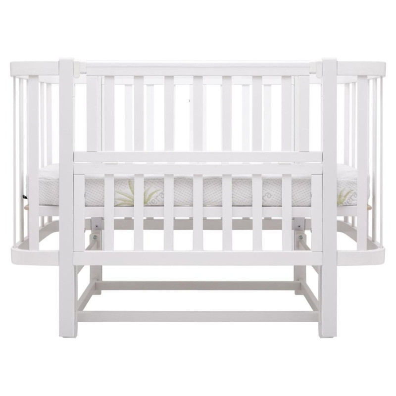 Ліжечко Babyroom Місяць LU-2 маятник білий